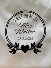 Load image into Gallery viewer, First Meal as 'Mrs' Apron