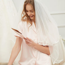 Load image into Gallery viewer, Personalised Satin Bridal Pyjamas

