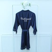 Load image into Gallery viewer, Personalised Wedding Robe - Name &amp; Role
