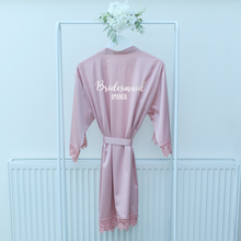 Load image into Gallery viewer, Personalised Wedding Robe - Name &amp; Role
