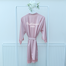Load image into Gallery viewer, Personalised Wedding Robe - Name & Role