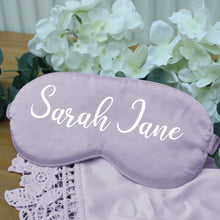 Load image into Gallery viewer, Personalised Wedding Eye Mask - Name