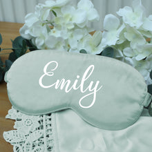 Load image into Gallery viewer, Personalised Wedding Eye Mask - Name
