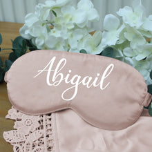 Load image into Gallery viewer, Personalised Wedding Eye Mask - Name