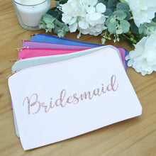Load image into Gallery viewer, Personalised Wedding Make Up Bag - Role
