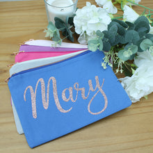 Load image into Gallery viewer, Personalised Wedding Make Up Bag - Name

