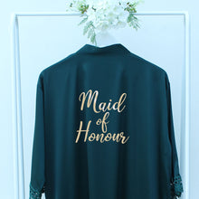 Load image into Gallery viewer, Personalised Wedding Robe - Role