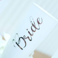 Load image into Gallery viewer, Personalised Wedding Champagne Flute - Role
