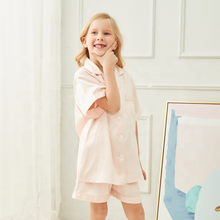 Load image into Gallery viewer, Personalised Children&#39;s Satin Pyjamas - Flower Girl
