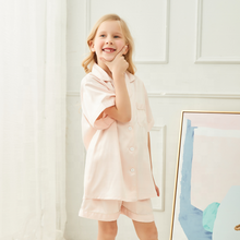 Load image into Gallery viewer, Personalised Children's Satin Pyjamas - Flower Girl