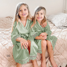 Load image into Gallery viewer, Personalised Children's Wedding Robe - Flower Girl