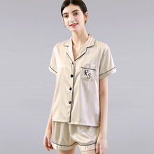 Load image into Gallery viewer, Personalised Satin Bridal Pyjamas