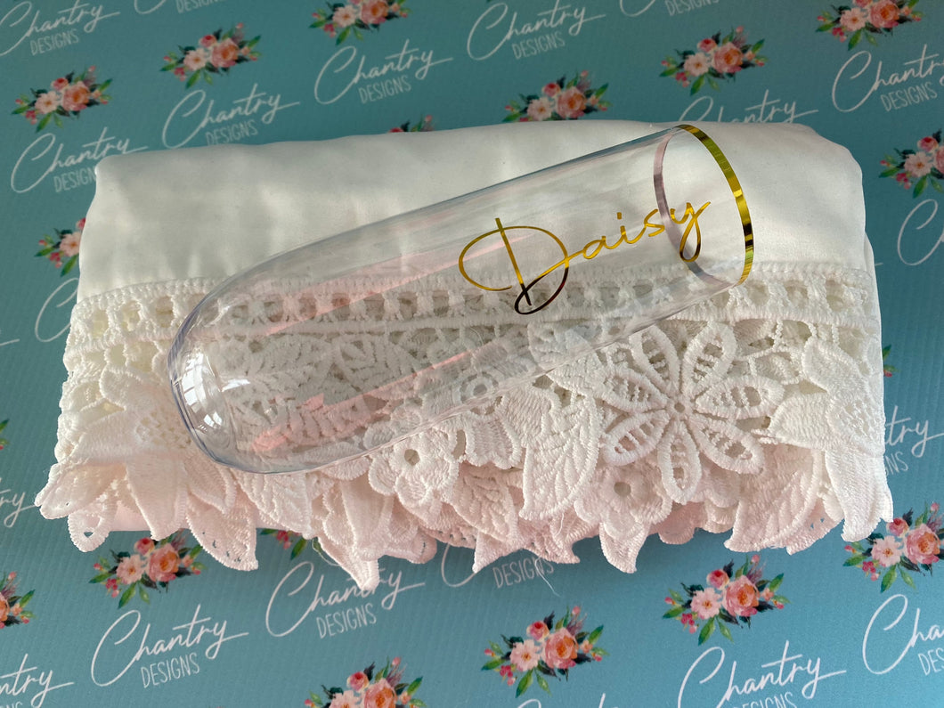 Stemless Champagne Flute - Name