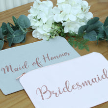 Load image into Gallery viewer, Personalised Wedding Make Up Bag - Role
