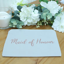 Load image into Gallery viewer, Personalised Wedding Make Up Bag - Role
