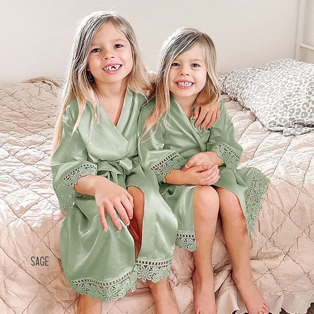 Personalised Children s Wedding Robe Flower Girl